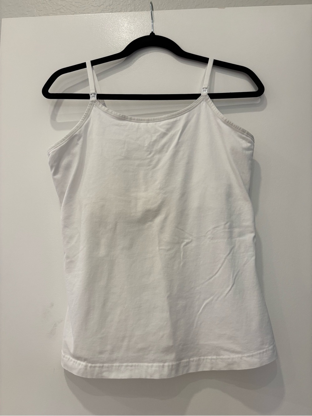 NWOT Pact Organic cotton nursing Adjustable Strap Tank Top Shelf bra sustainable